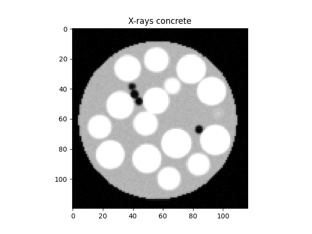 X-rays concrete